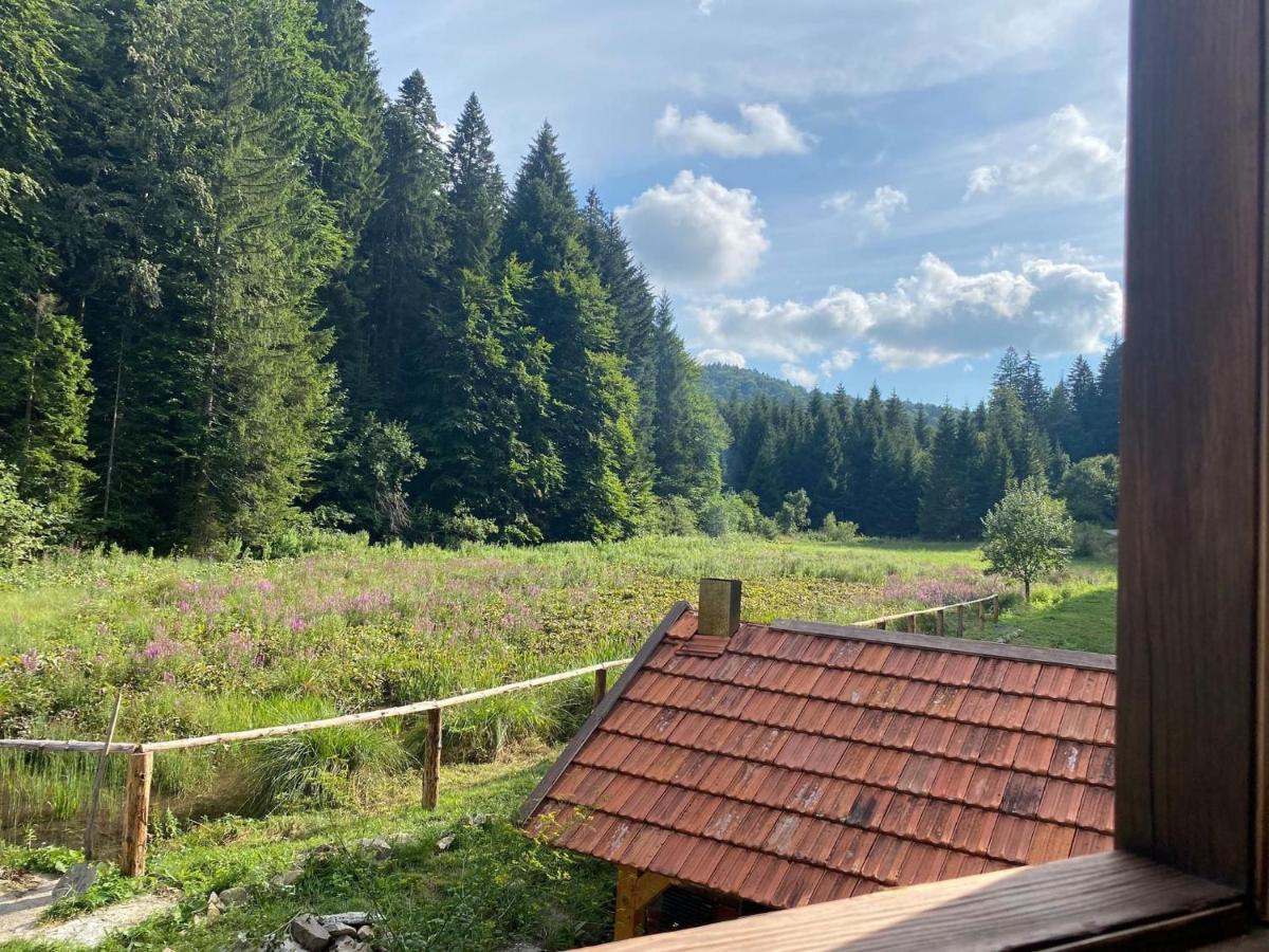 Вілла Wooden House With A Waterfall "Stipanov Mlin" Плитвицька Єзера Екстер'єр фото
